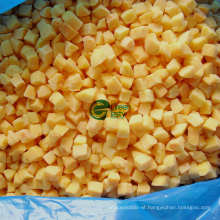 Jintong, 83# IQF Frozen Yellow Peach Dices